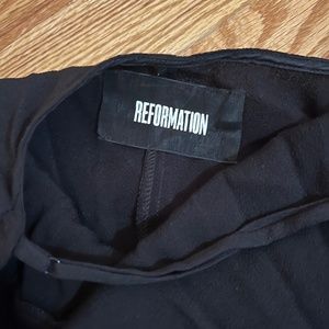 Reformation Black Jumpsuit